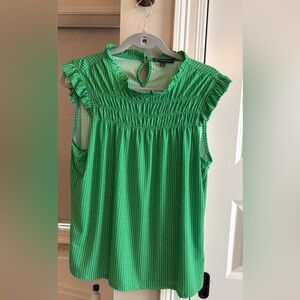 Green Polka Dot Women's Top